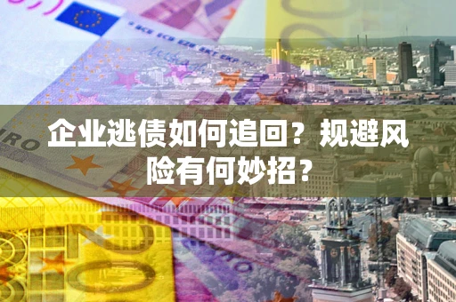 武汉企业逃债如何追回？规避风险有何妙招？