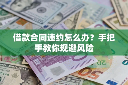 武汉借款合同违约怎么办？手把手教你规避风险