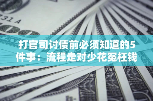 武汉打官司讨债前必须知道的5件事：流程走对少花冤枉钱
