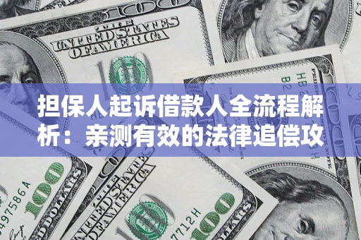 武汉担保人起诉借款人全流程解析：亲测有效的法律追偿攻略
