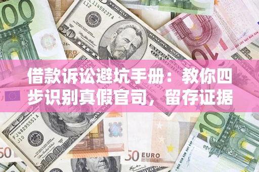 武汉借款诉讼避坑手册：教你四步识别真假官司，留存证据不踩雷