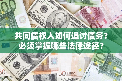 武汉共同债权人如何追讨债务？必须掌握哪些法律途径？