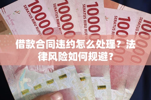 武汉借款合同违约怎么处理？法律风险如何规避？