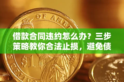 武汉借款合同违约怎么办？三步策略教你合法止损，避免债务危机升级