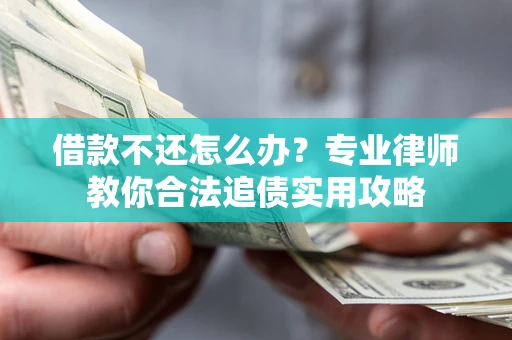 武汉借款不还怎么办？专业律师教你合法追债实用攻略