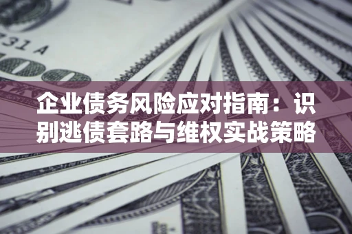 武汉企业债务风险应对指南：识别逃债套路与维权实战策略