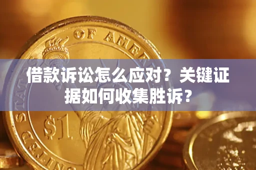武汉借款诉讼怎么应对？关键证据如何收集胜诉？