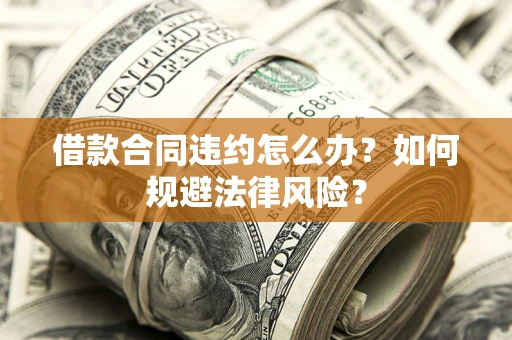 武汉借款合同违约怎么办？如何规避法律风险？